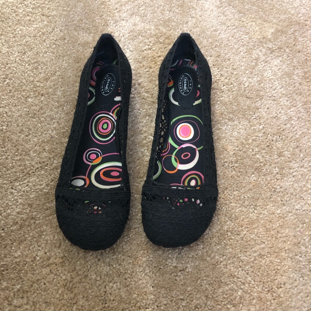 Dr. School’s Poncho Black Shoes